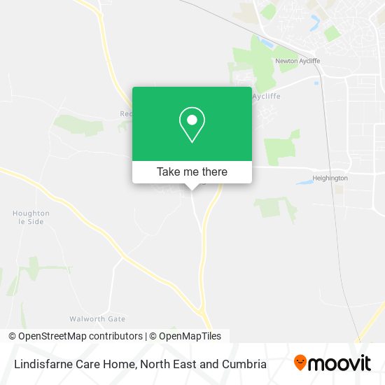 Lindisfarne Care Home map