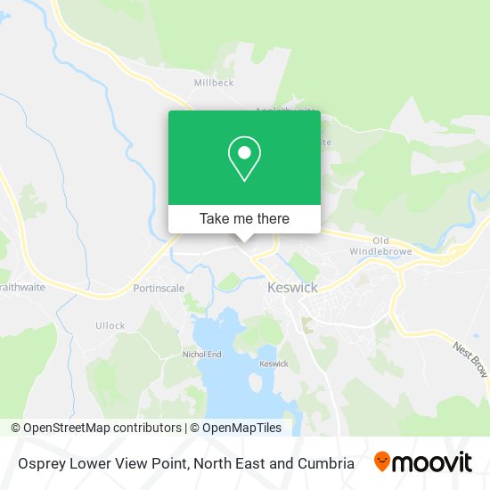 Osprey Lower View Point map