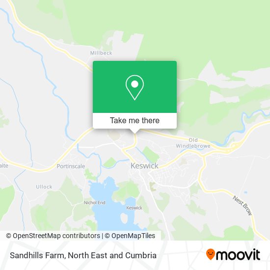Sandhills Farm map