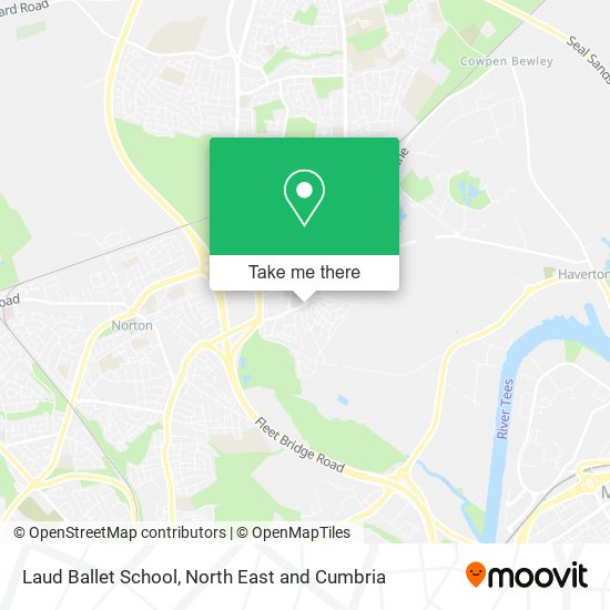 Laud Ballet School map