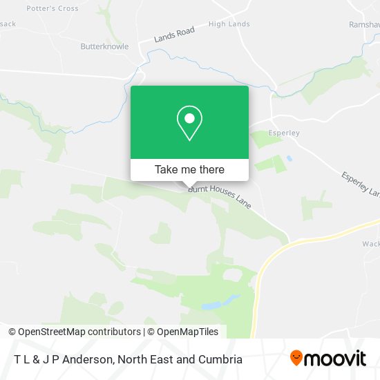 T L & J P Anderson map