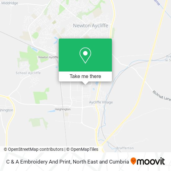 C & A Embroidery And Print map