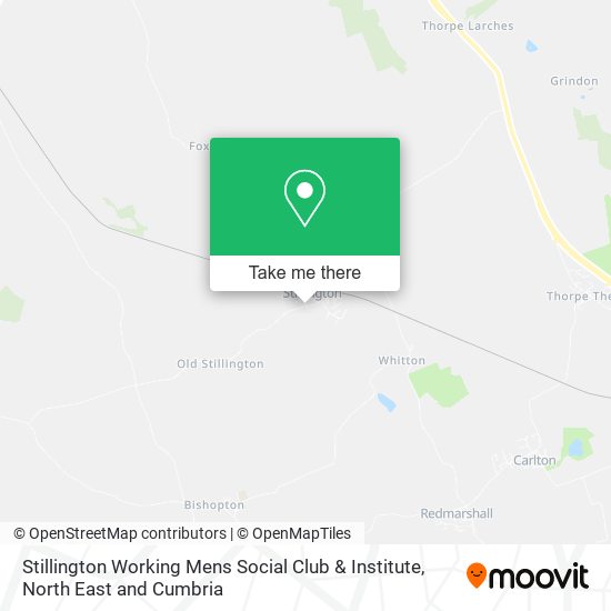 Stillington Working Mens Social Club & Institute map