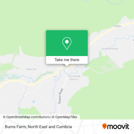Burns Farm map