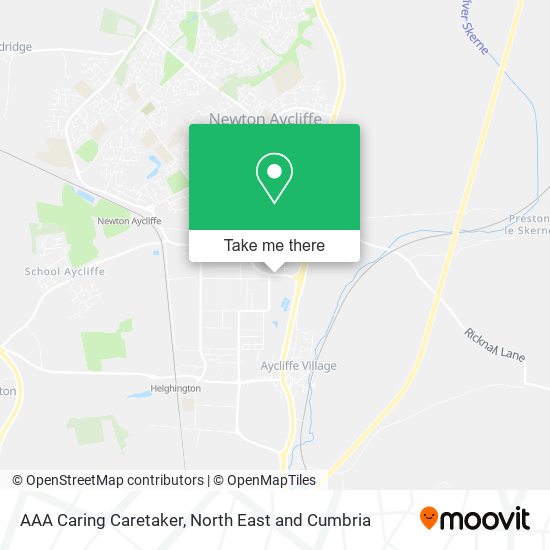 AAA Caring Caretaker map