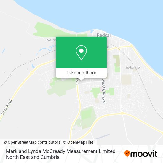 Mark and Lynda McCready Measurement Limited map
