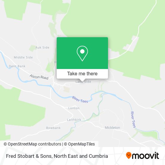Fred Stobart & Sons map