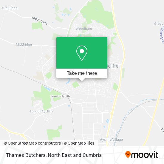 Thames Butchers map