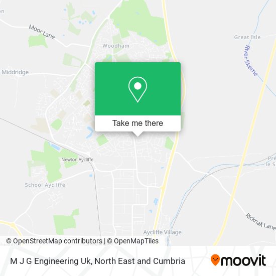 M J G Engineering Uk map