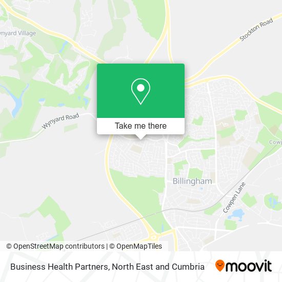 Business Health Partners map