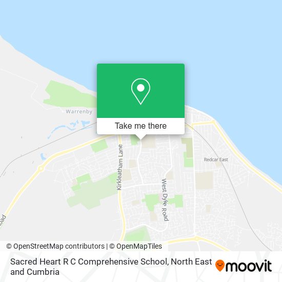 Sacred Heart R C Comprehensive School map