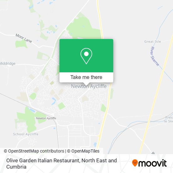 Olive Garden Italian Restaurant map