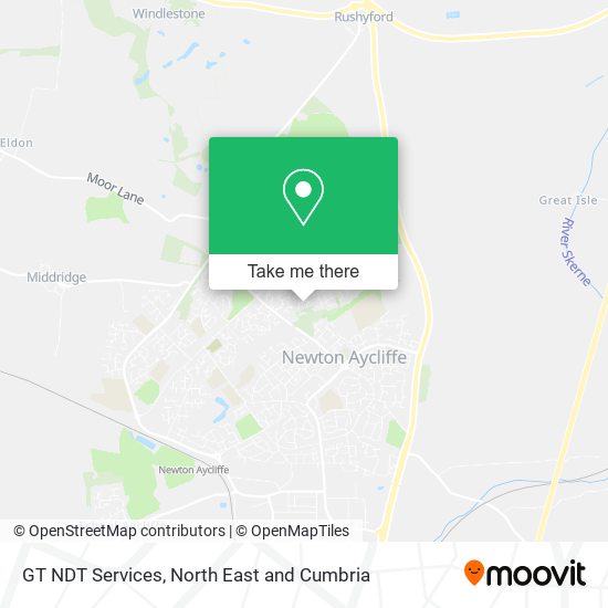 GT NDT Services map