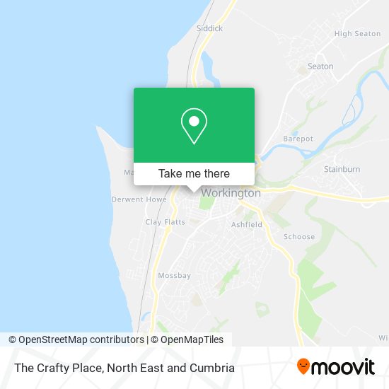 The Crafty Place map