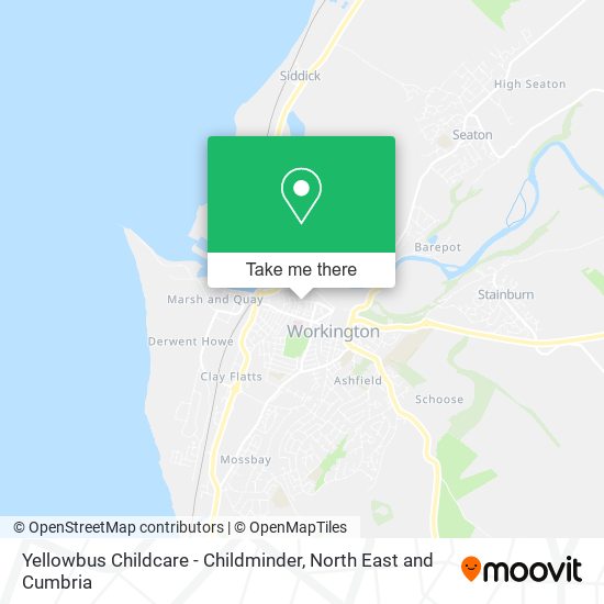 Yellowbus Childcare - Childminder map