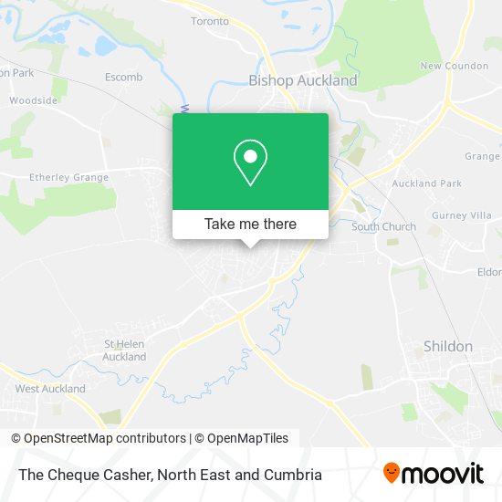 The Cheque Casher map