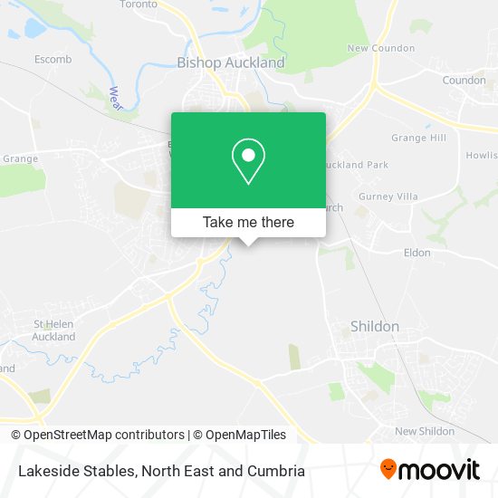 Lakeside Stables map