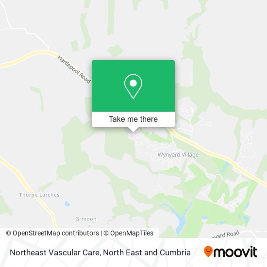 Northeast Vascular Care map