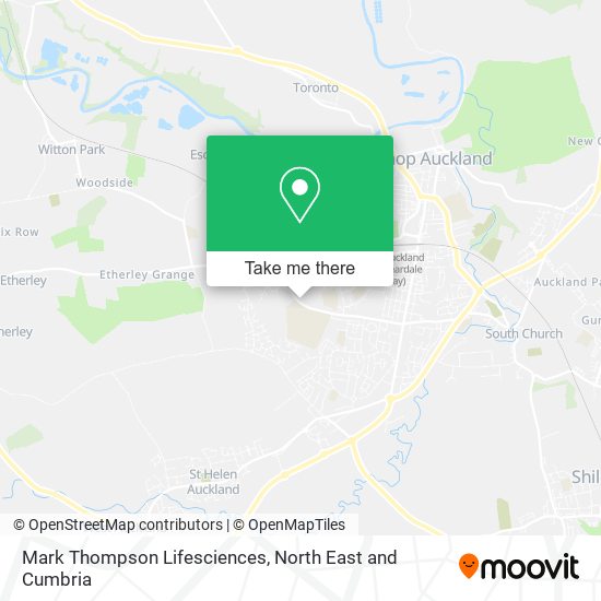 Mark Thompson Lifesciences map