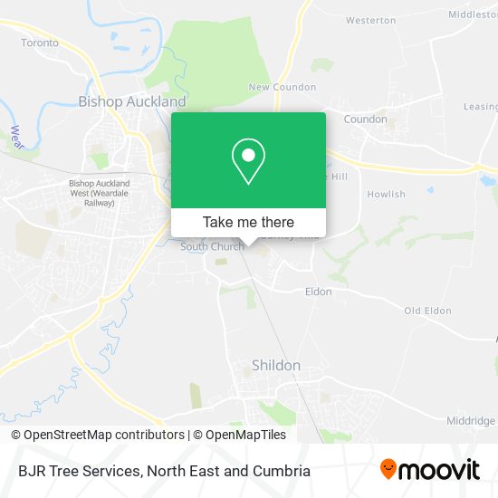BJR Tree Services map