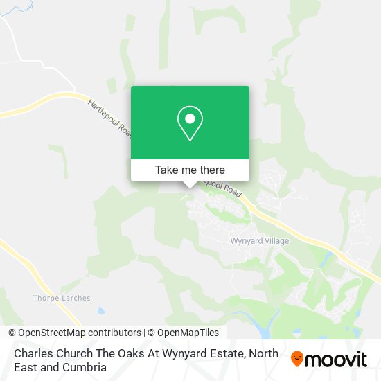 Charles Church The Oaks At Wynyard Estate map