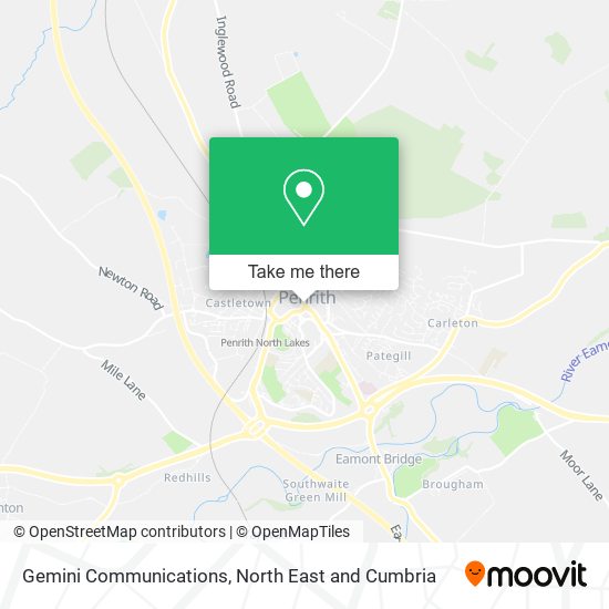 Gemini Communications map