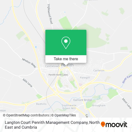 Langton Court Penrith Management Company map