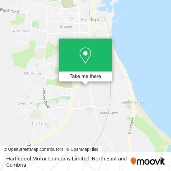 Hartlepool Motor Company Limited map