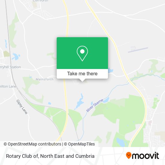 Rotary Club of map
