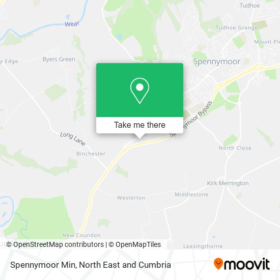 Spennymoor Min map