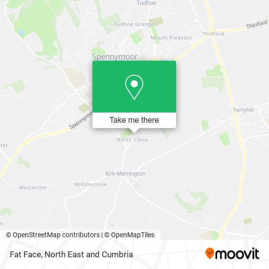 Fat Face map