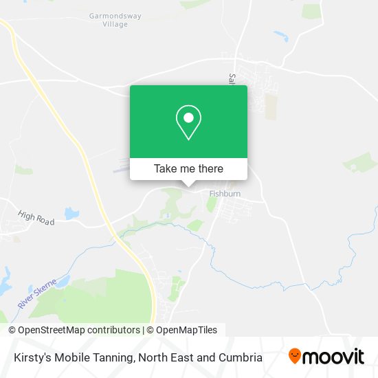 Kirsty's Mobile Tanning map