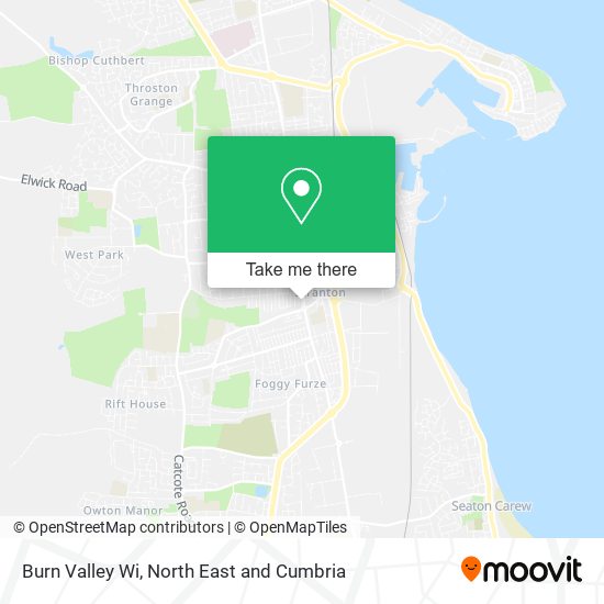 Burn Valley Wi map