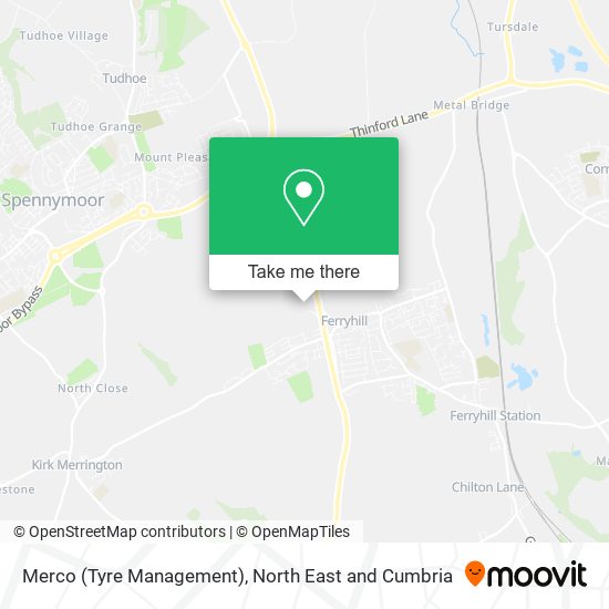 Merco (Tyre Management) map