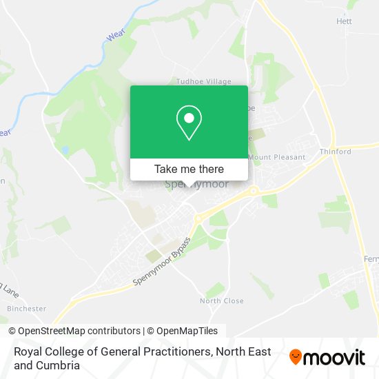 Royal College of General Practitioners map