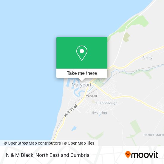 N & M Black map
