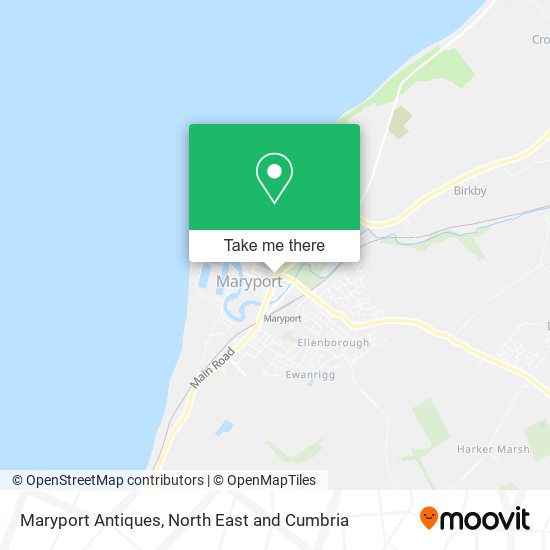 Maryport Antiques map