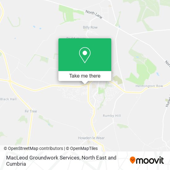 MacLeod Groundwork Services map