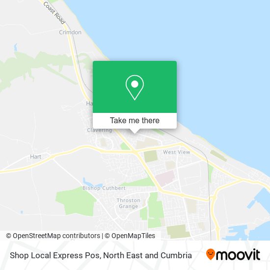 Shop Local Express Pos map