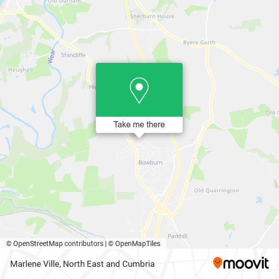Marlene Ville map
