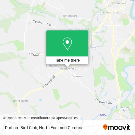 Durham Bird Club map