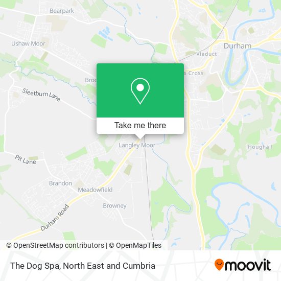 The Dog Spa map