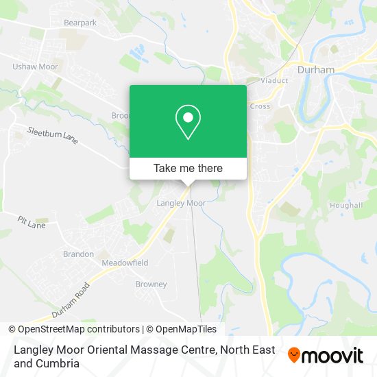 Langley Moor Oriental Massage Centre map