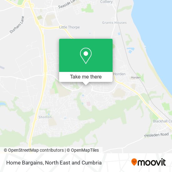 Home Bargains map