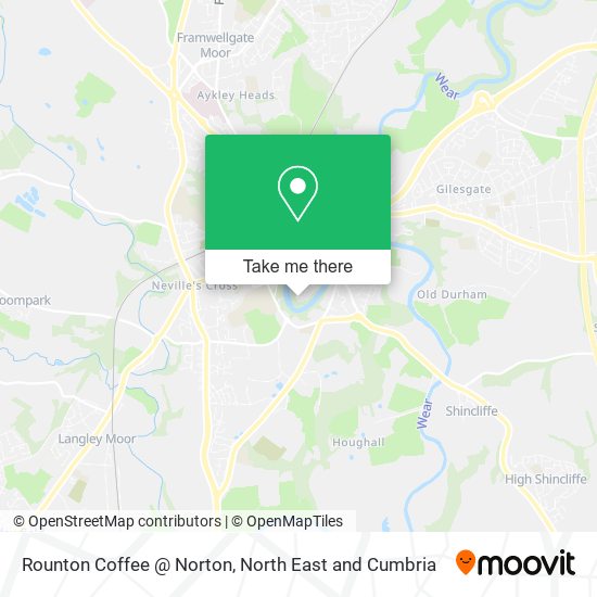 Rounton Coffee @ Norton map
