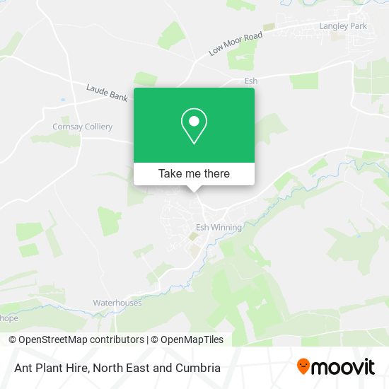 Ant Plant Hire map