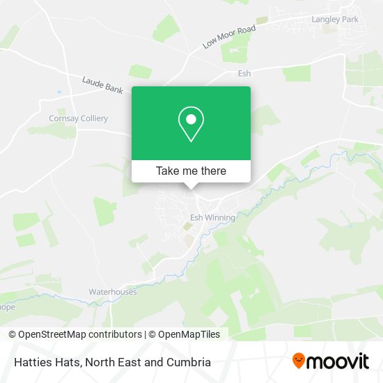 Hatties Hats map