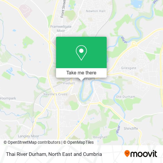 Thai River Durham map
