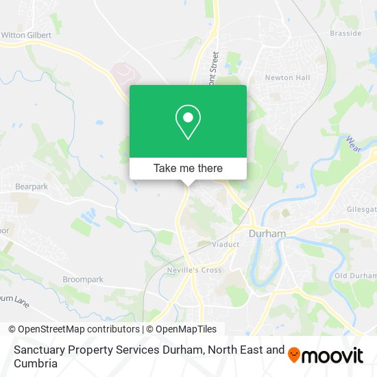 Sanctuary Property Services Durham map