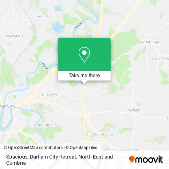 Spacious, Durham City Retreat map